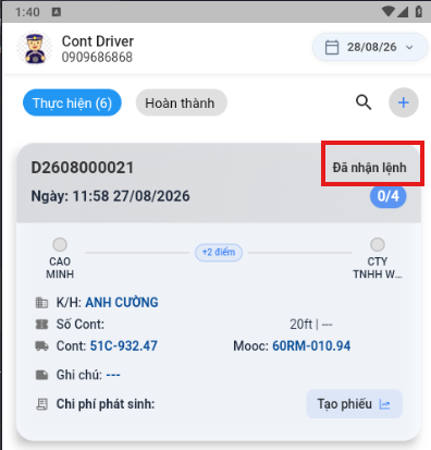 Selecting a dispatch order to work on